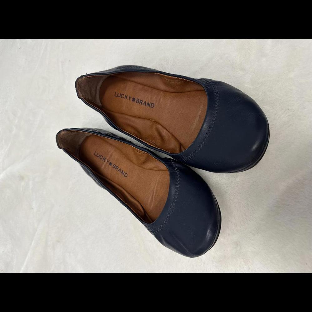 Women’s Navy Vintage Lucky Brand Size 7.5 Flats NWT